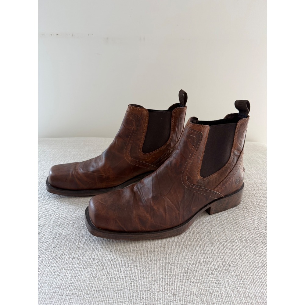 ARIAT MEN'S MIDTOWN RAMBLER WESTERN BOOTS SQUARE TOE Size 13D Leather